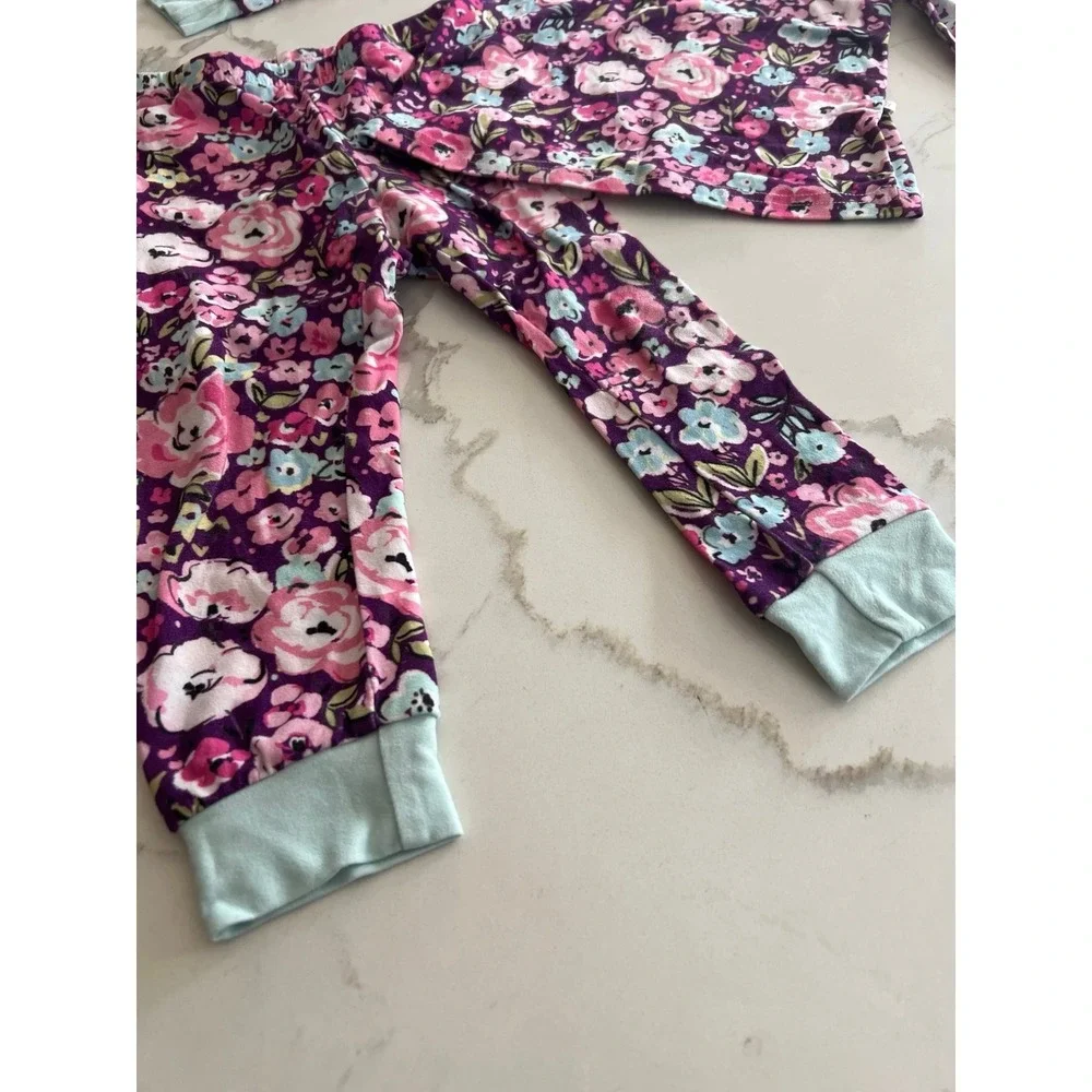 SweetHoney 2 piece‎ pajamas set floral girls 2T